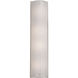 Textured Glass 4 Light 6 inch Gilded Brass Cover Sconce Wall Light in Ivory Wisp